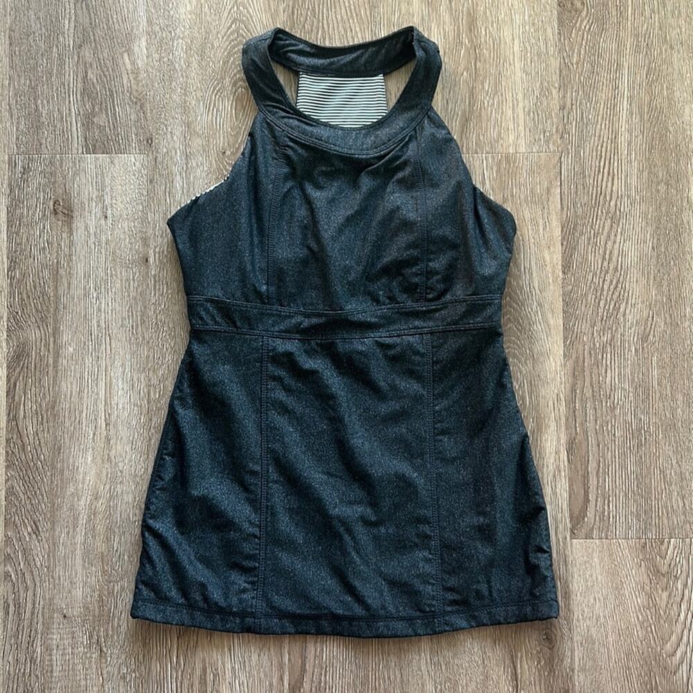 MSP by Miraclesuit High Neck Tank Top Dark Grey Size‎ Medium